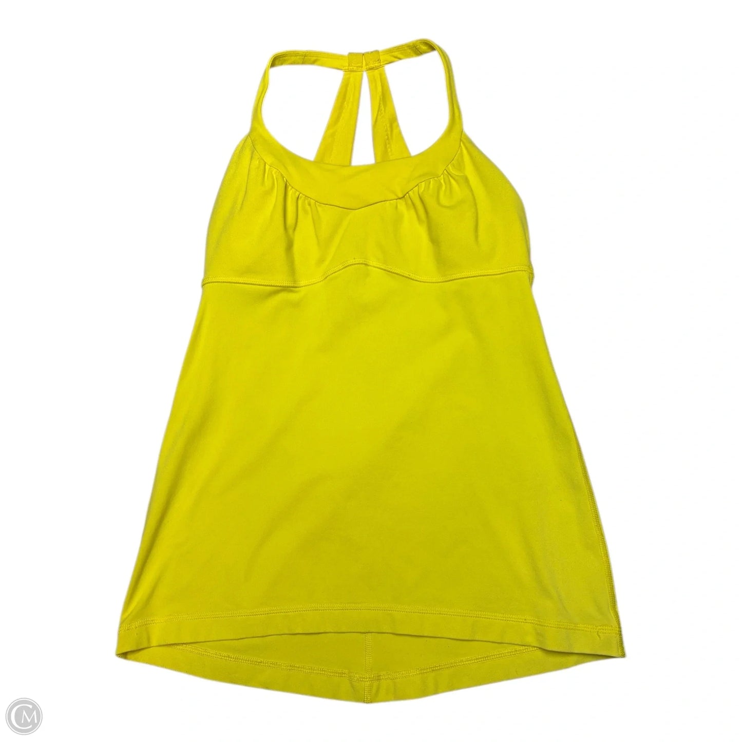 Athletic Tank Top By Lululemon In Yellow, Size: S