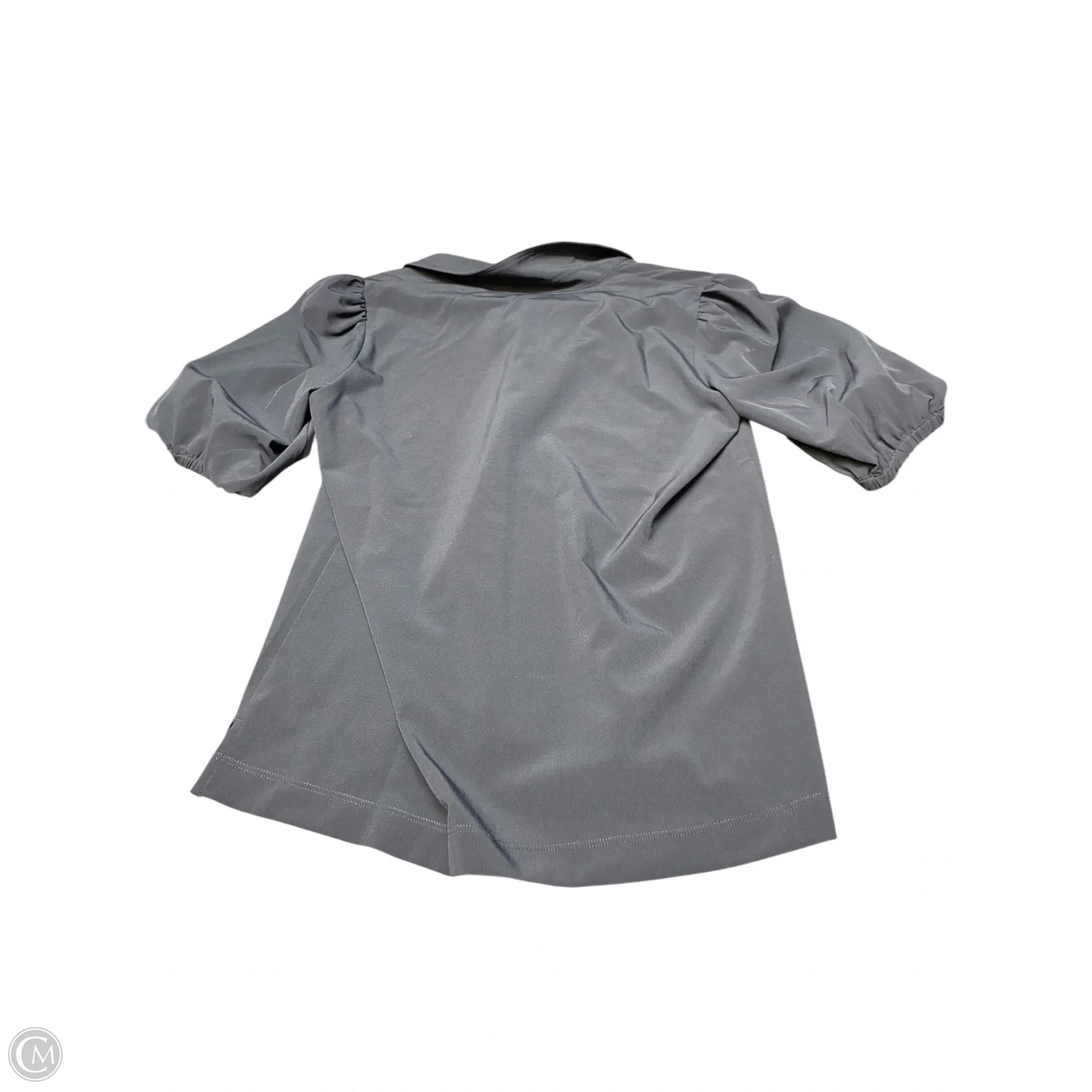 Blouse Short Sleeve By Chicos In Navy, Size: S