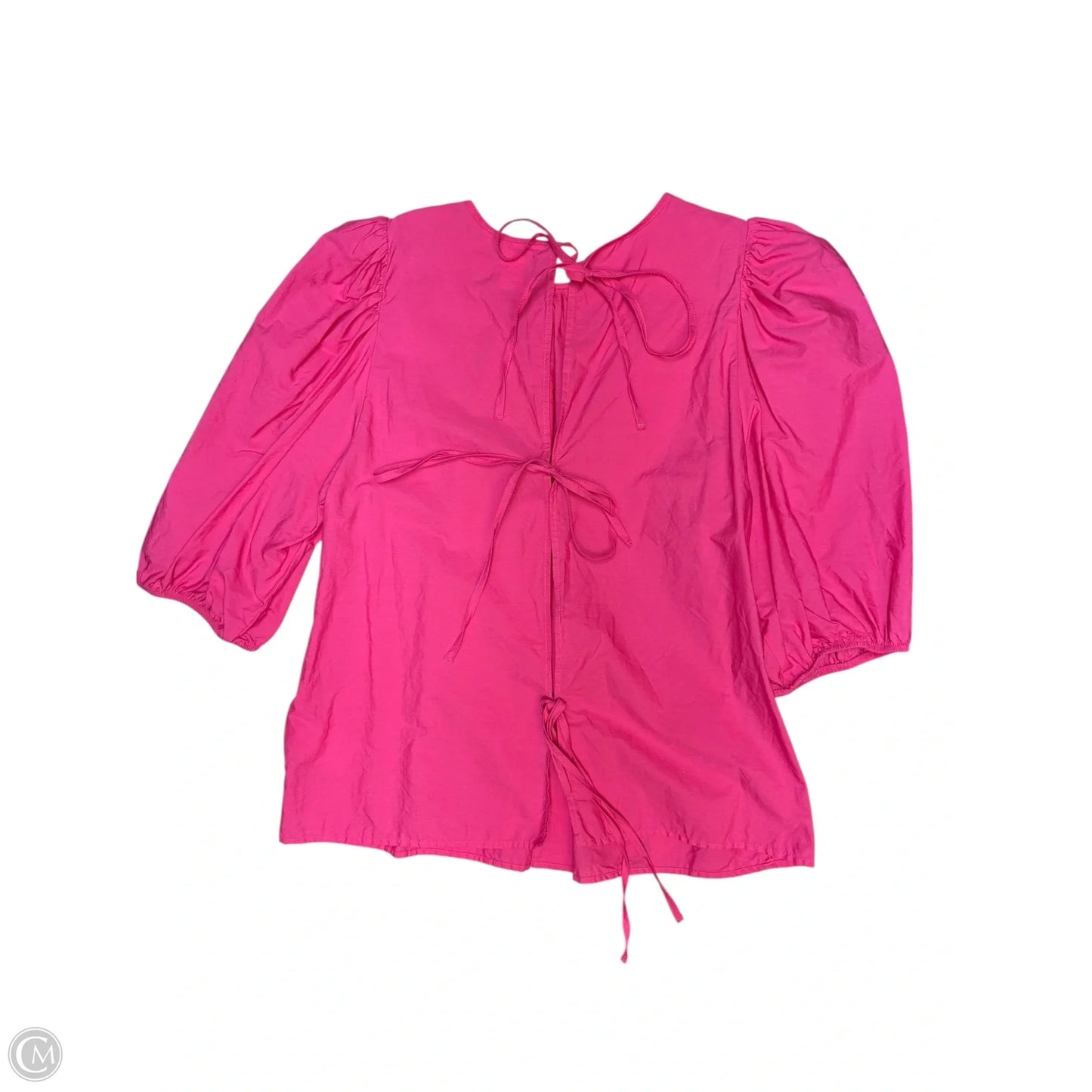 Top Short Sleeve By H&m In Pink, Size: S