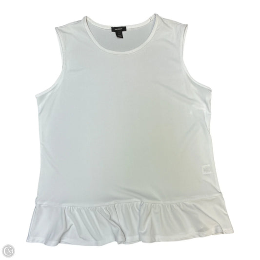 Top Sleeveless By Halogen In White, Size: Xs
