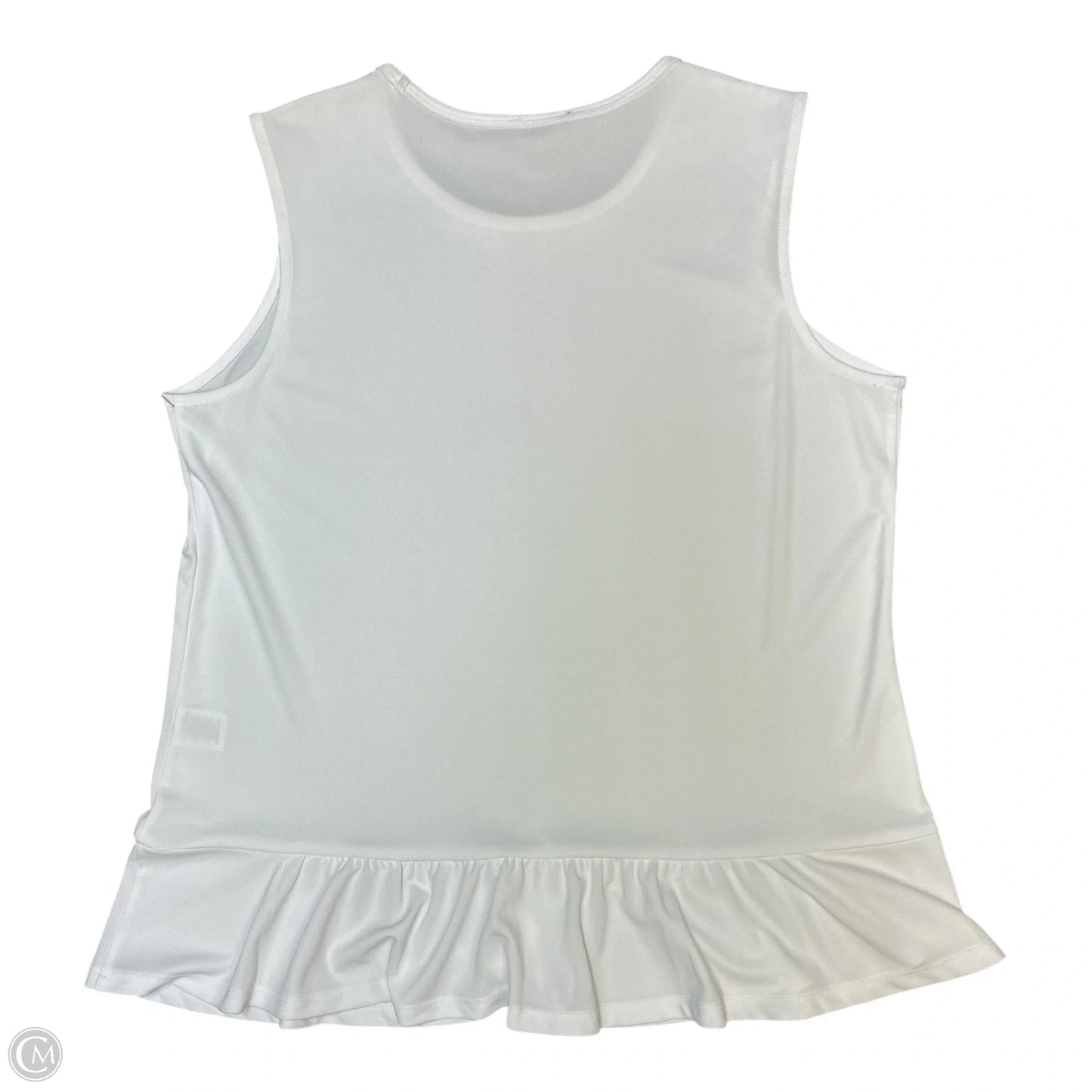 Top Sleeveless By Halogen In White, Size: Xs
