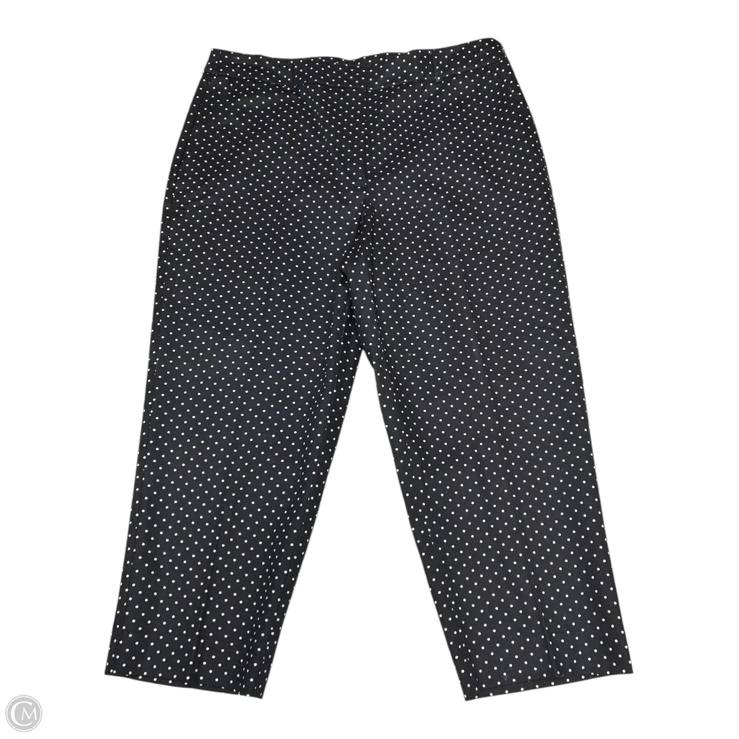 Capris By Kim Rogers In Polkadot Pattern, Size: 10