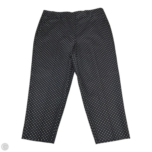 Capris By Kim Rogers In Polkadot Pattern, Size: 10