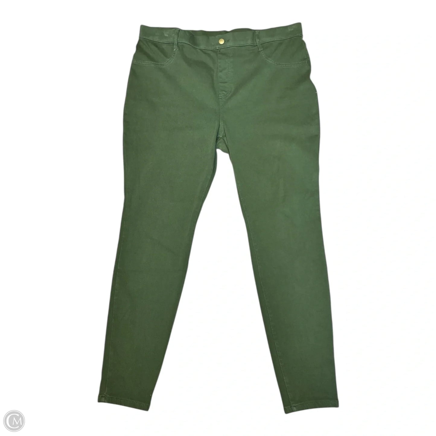 Jeans Jeggings By Time And Tru In Green, Size: Xxl