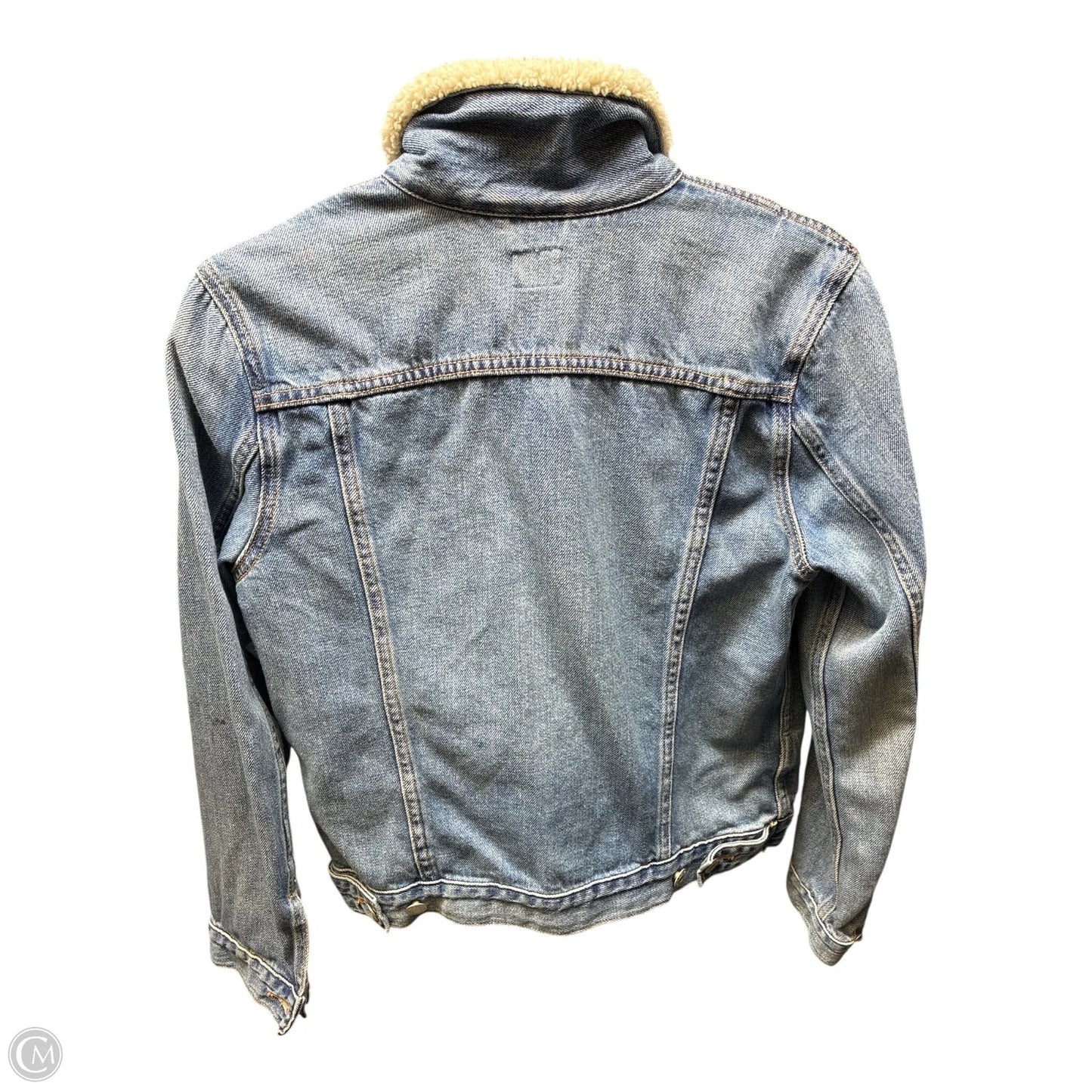 Jacket Denim By Gap In Blue, Size: M