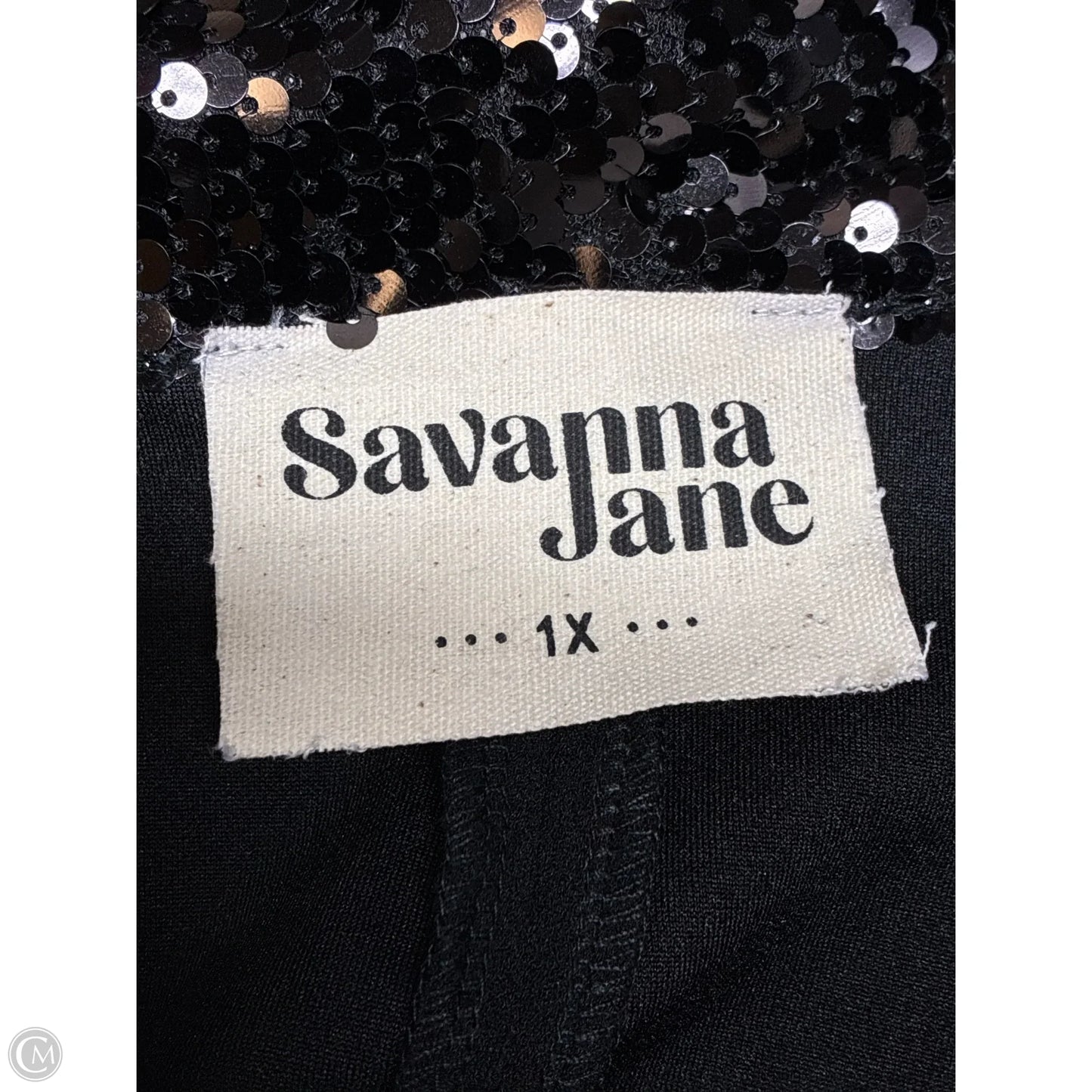 Blazer By Savanna Jane In Black, Size: 1x