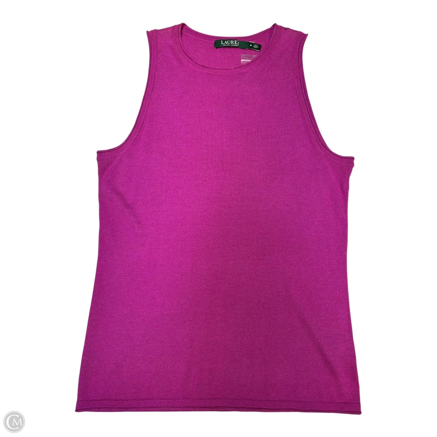 Top Sleeveless Basic By Lauren By Ralph Lauren In Pink, Size: M