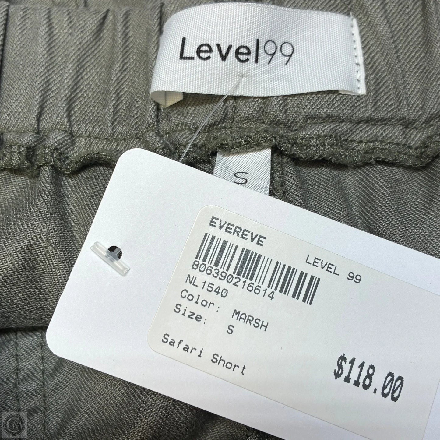 Shorts By Level 99 In Green, Size: S