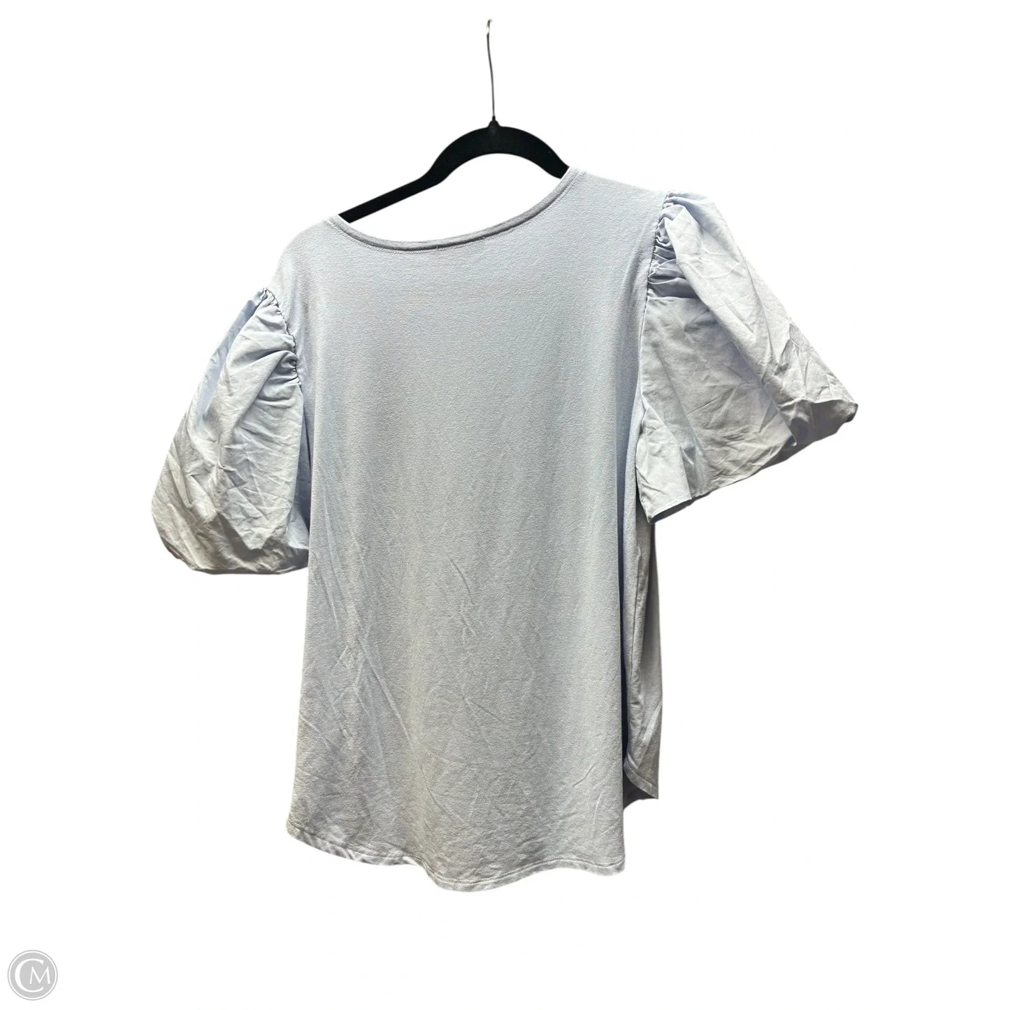 Top Short Sleeve Basic By Cupio In Grey, Size: Xl