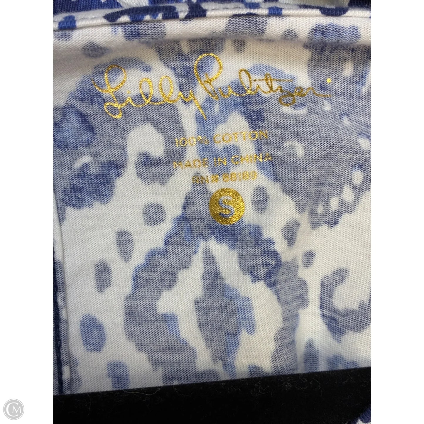 Dress Designer By Lilly Pulitzer In Blue & White, Size: S