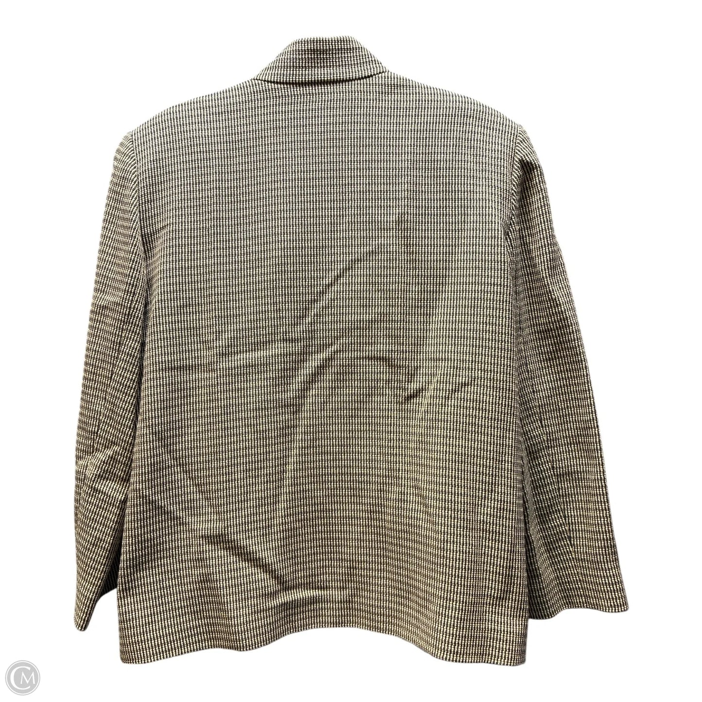 Blazer By Linda Allard In Tan, Size: Xl