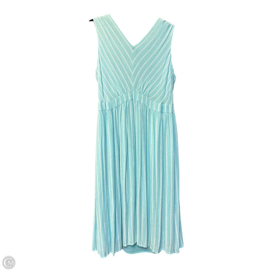 Dress Casual Midi By Coldwater Creek In Striped Pattern, Size: S