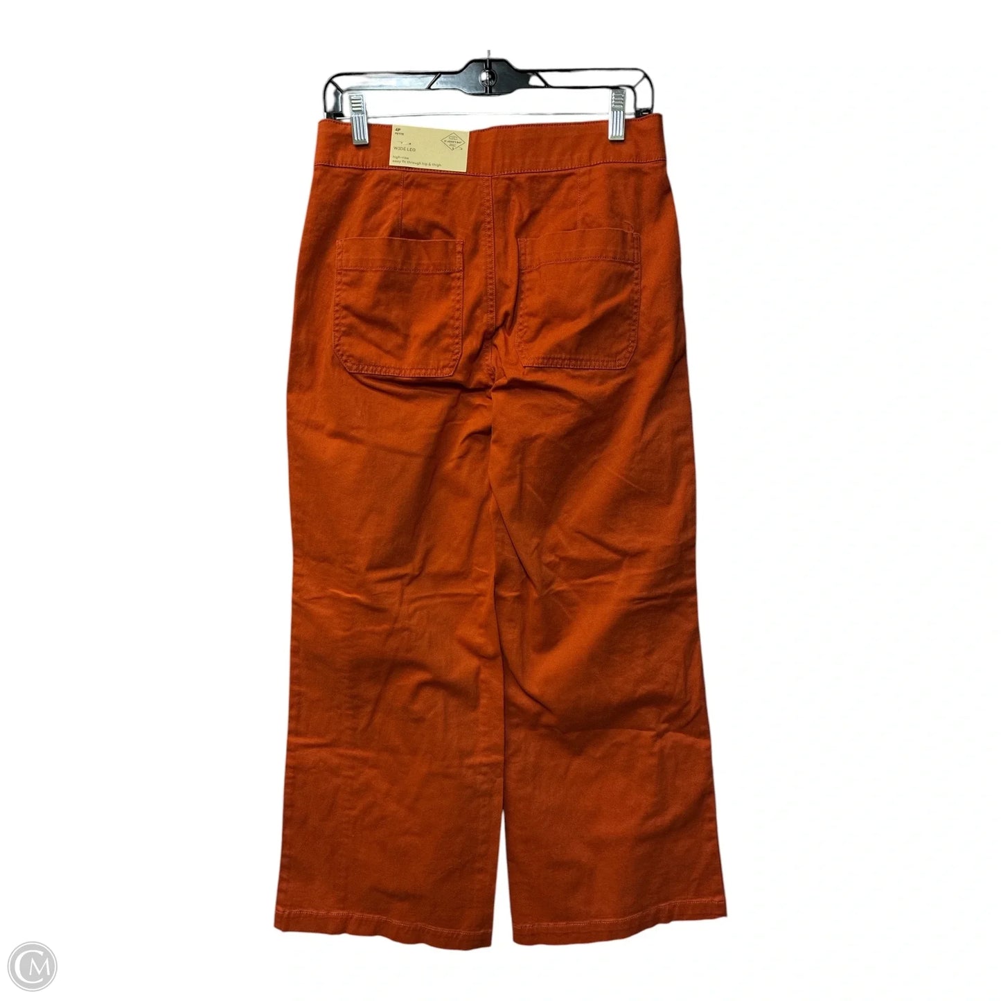 Pants Wide Leg By St Johns Bay In Orange, Size: 4p