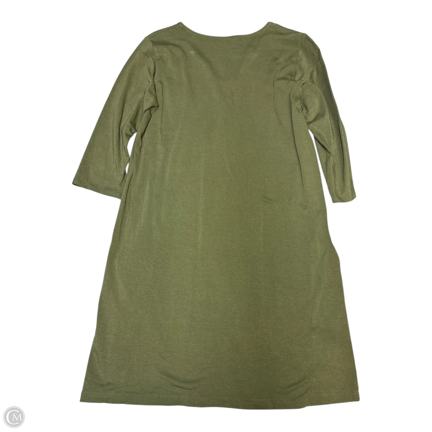 Dress Casual Short By Eileen Fisher In Green, Size: Xs