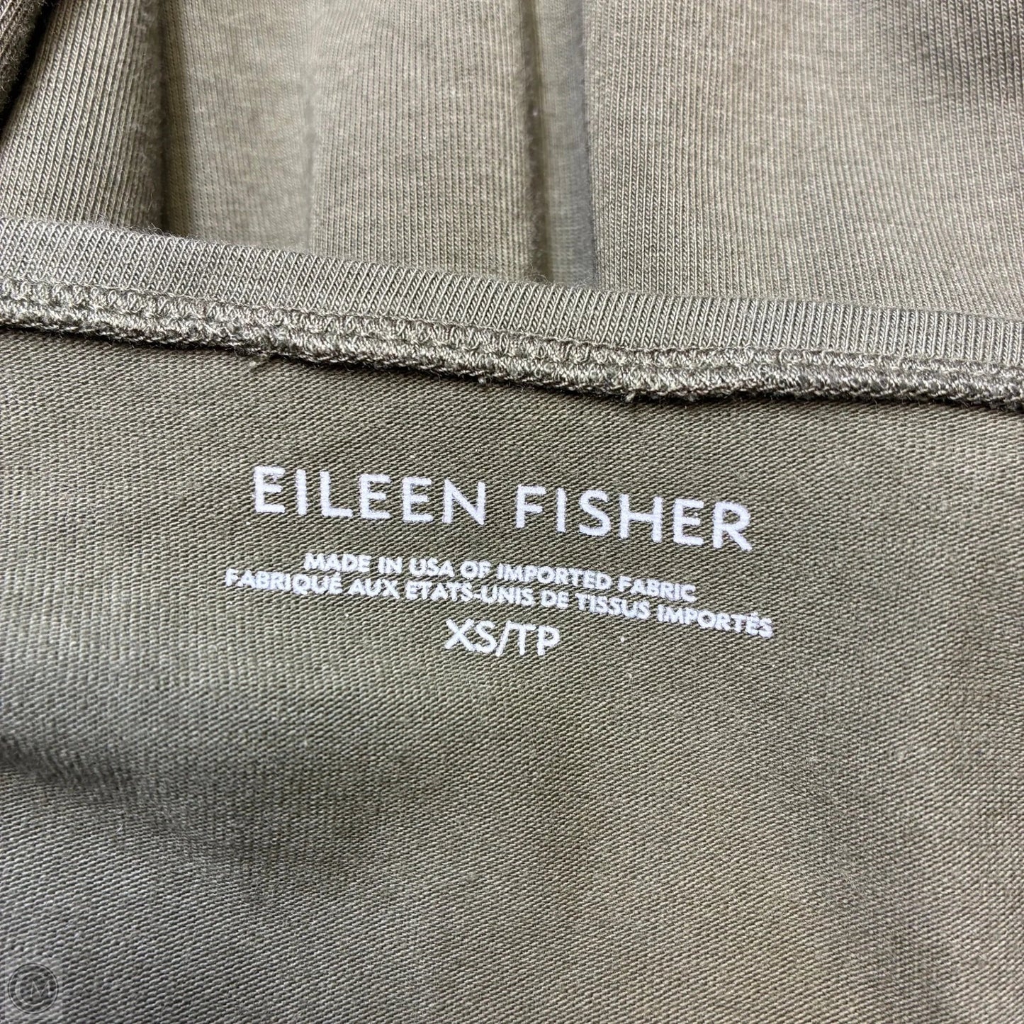 Dress Casual Short By Eileen Fisher In Green, Size: Xs
