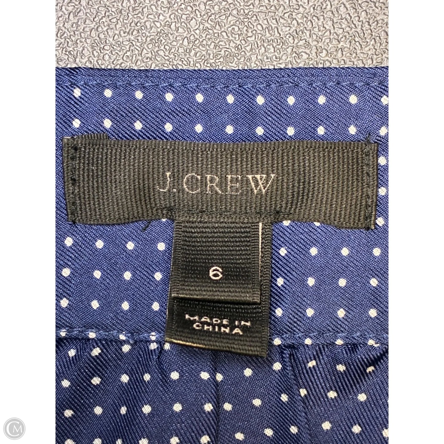 Top Sleeveless By J. Crew In Polkadot Pattern, Size: S