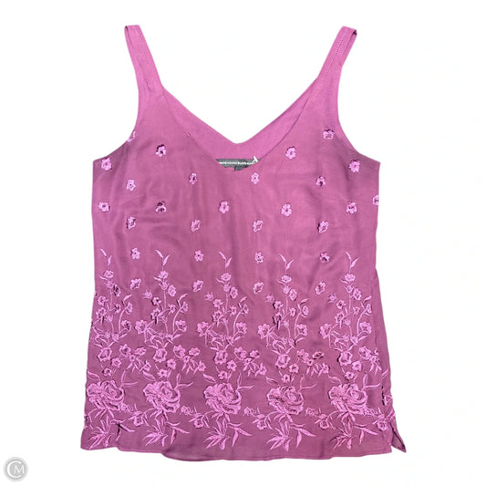 Blouse Short Sleeve By White House Black Market In Purple, Size: Xs
