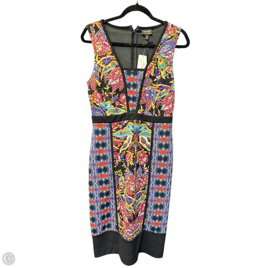 Dress Casual Midi By Nicole By Nicole Miller In Multi-colored, Size: M