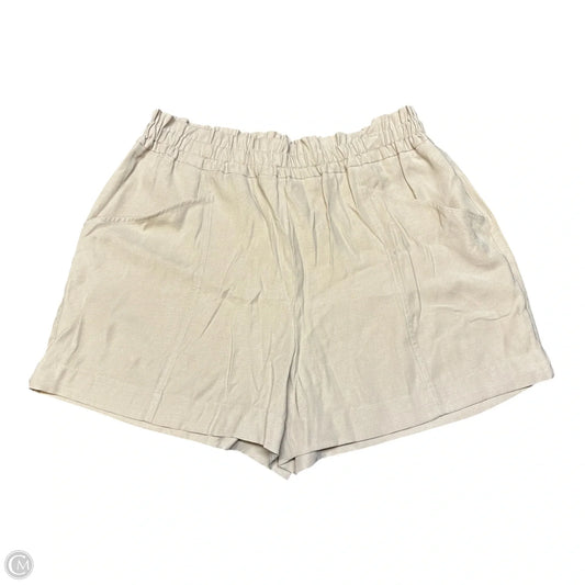 Shorts By Simply Vera In Tan, Size: 1x