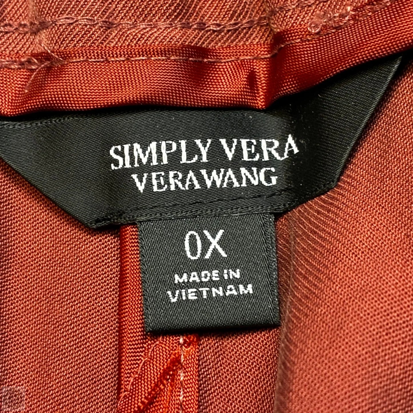Shorts By Simply Vera In Orange, Size: 1x
