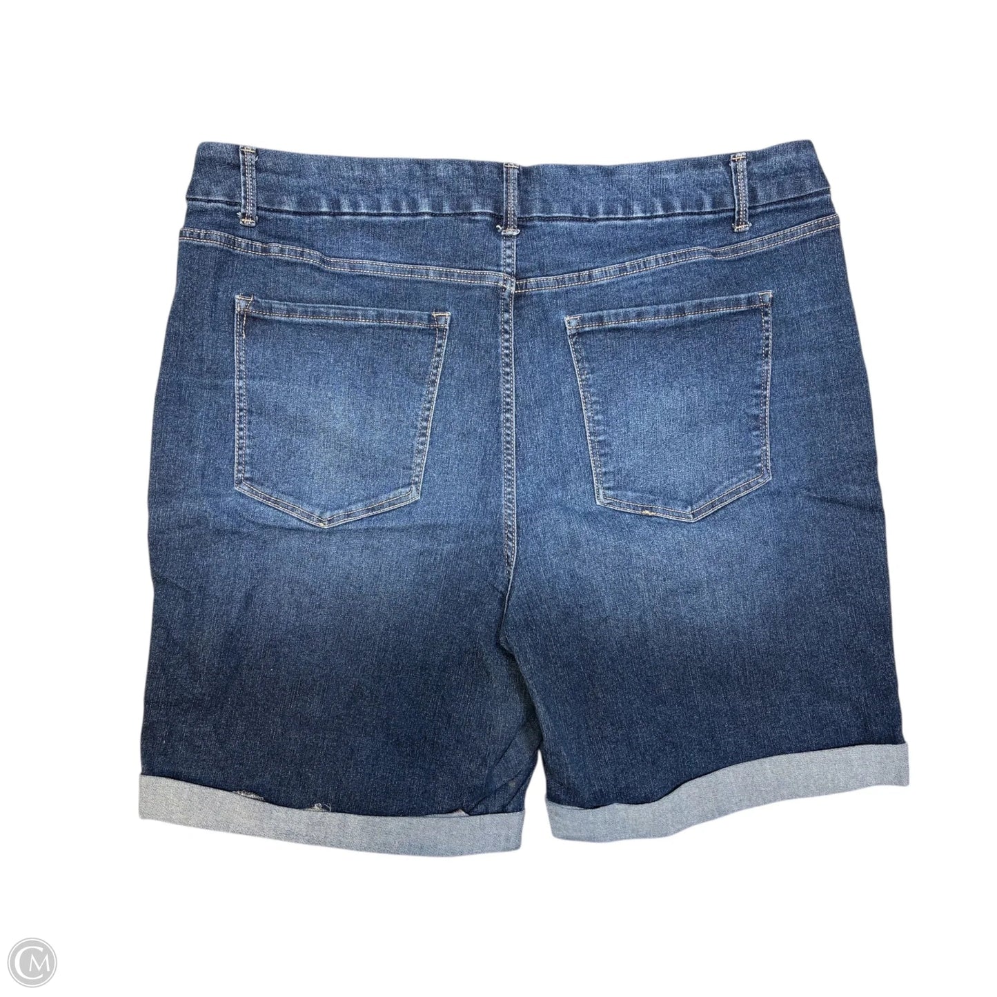 Shorts By Terra & Sky In Blue Denim, Size: 20