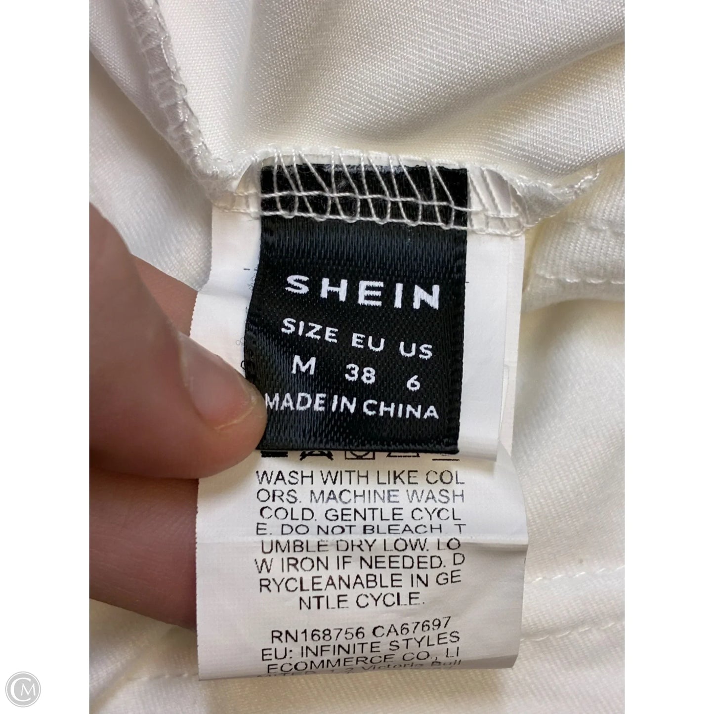 Romper By Shein In White, Size: M