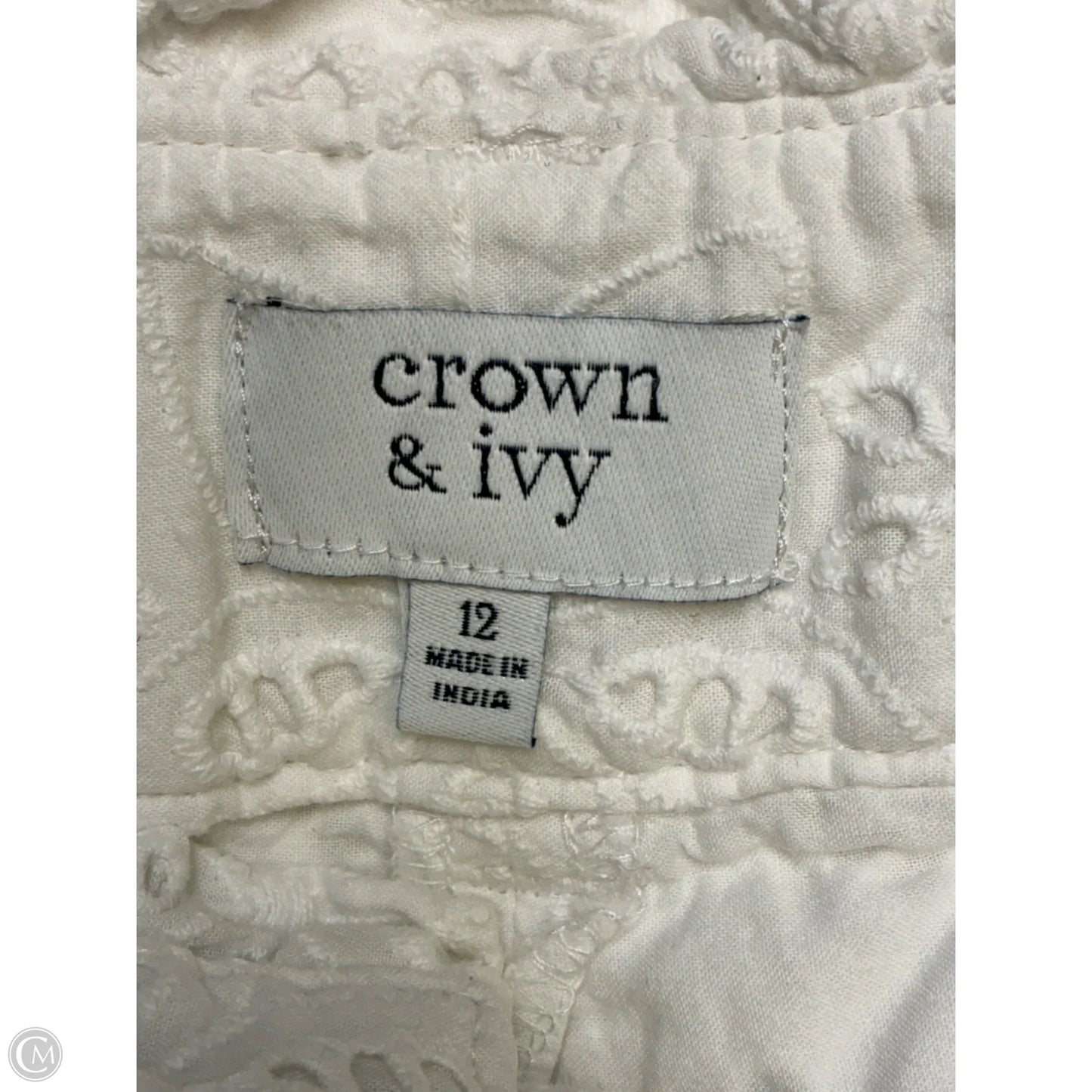 Shorts By Crown And Ivy In White, Size: L