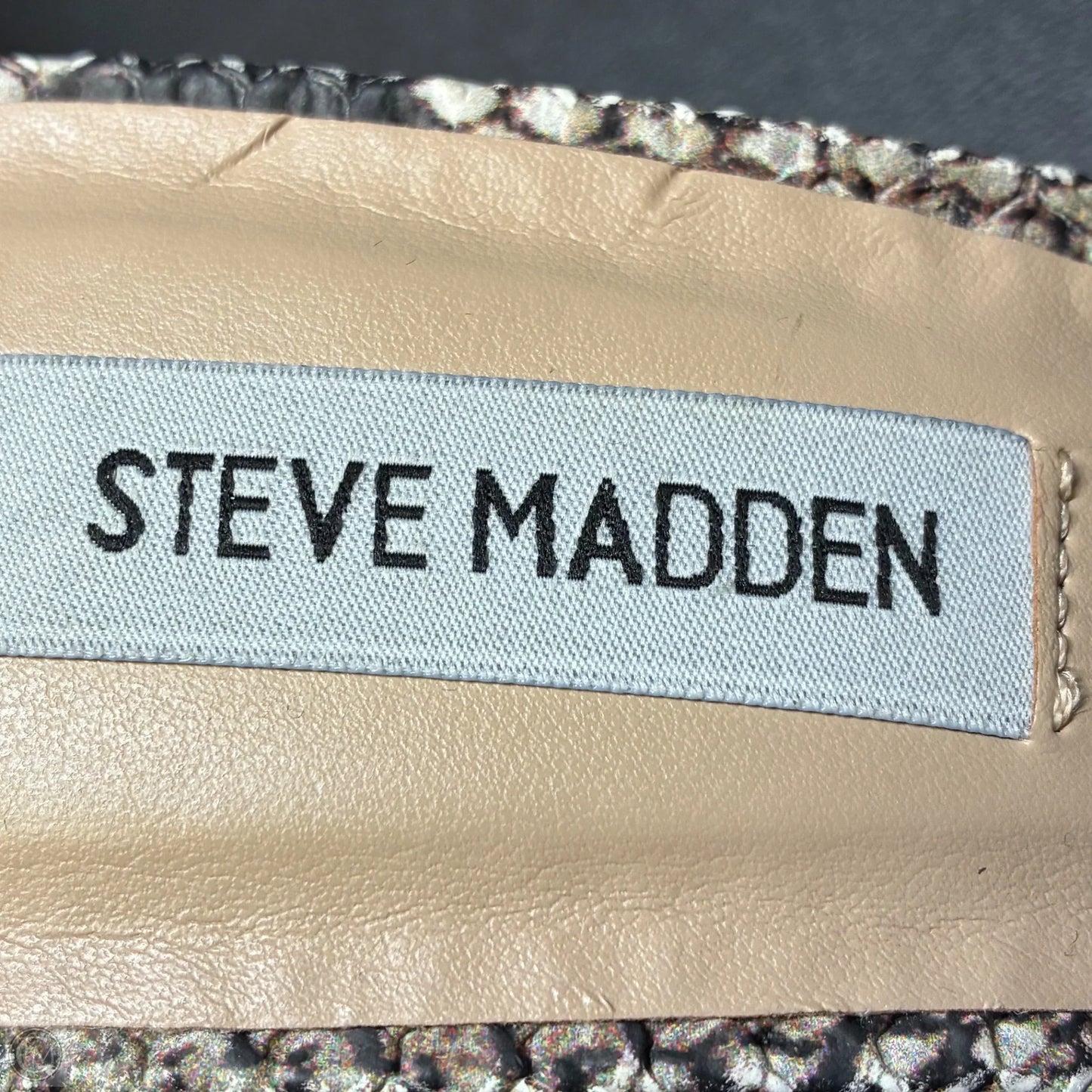Shoes Heels Kitten By Steve Madden In Snakeskin Print, Size: 8.5