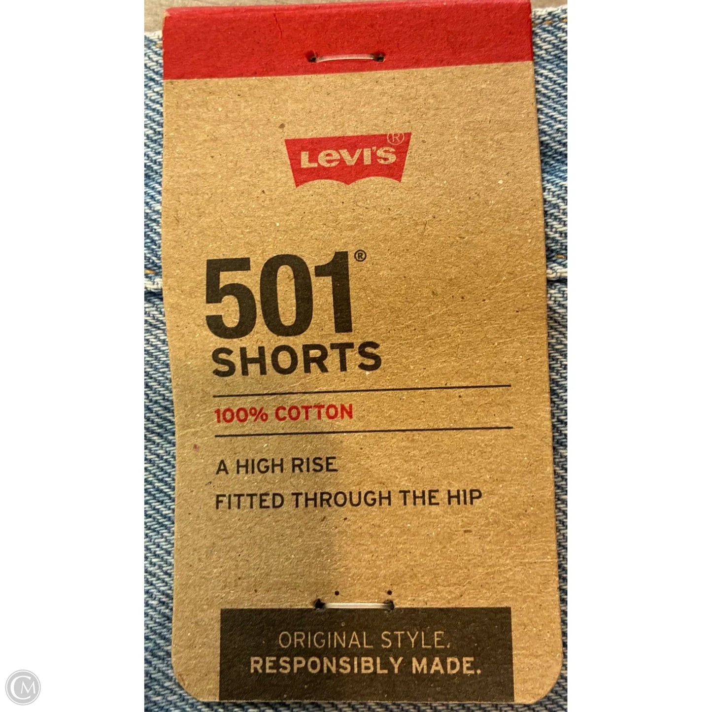 Shorts By Levis In Blue Denim, Size: 8