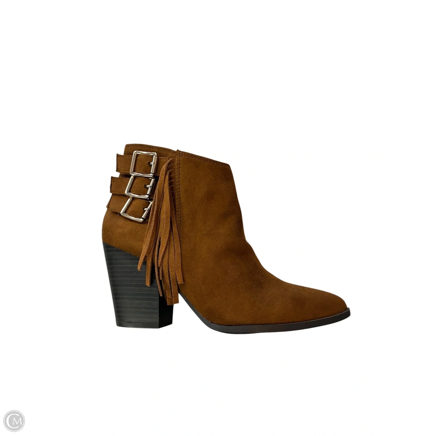 Boots Ankle Heels By Jennifer Lopez In Brown, Size: 7