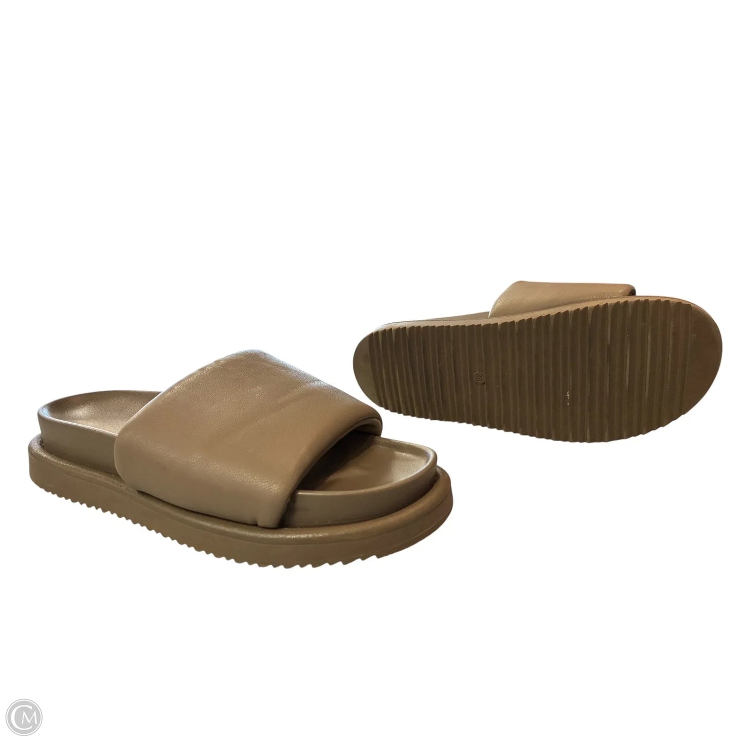 Sandals Flats By H&m In Brown, Size: 7.5