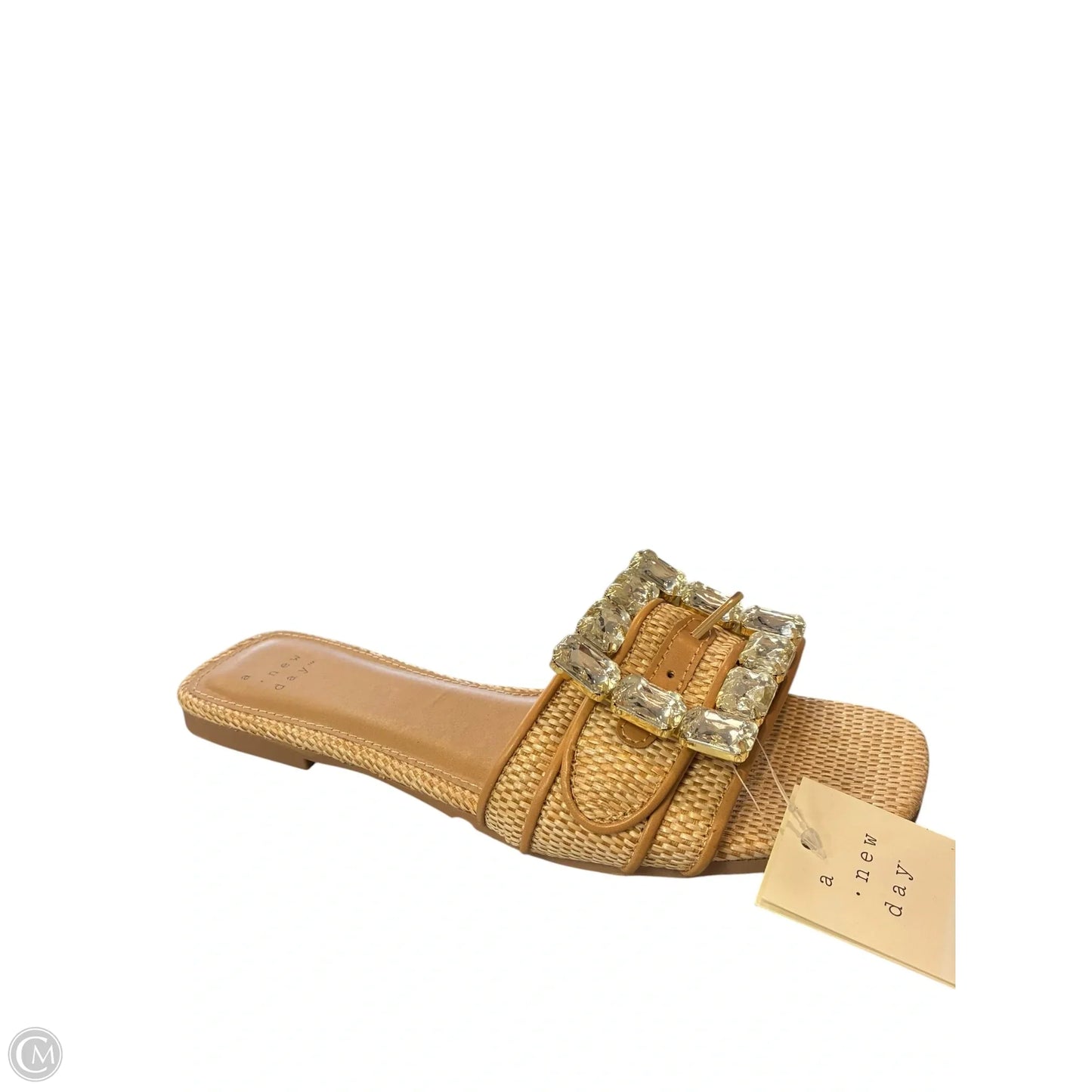 Sandals Flats By A New Day In Tan, Size: 6.5