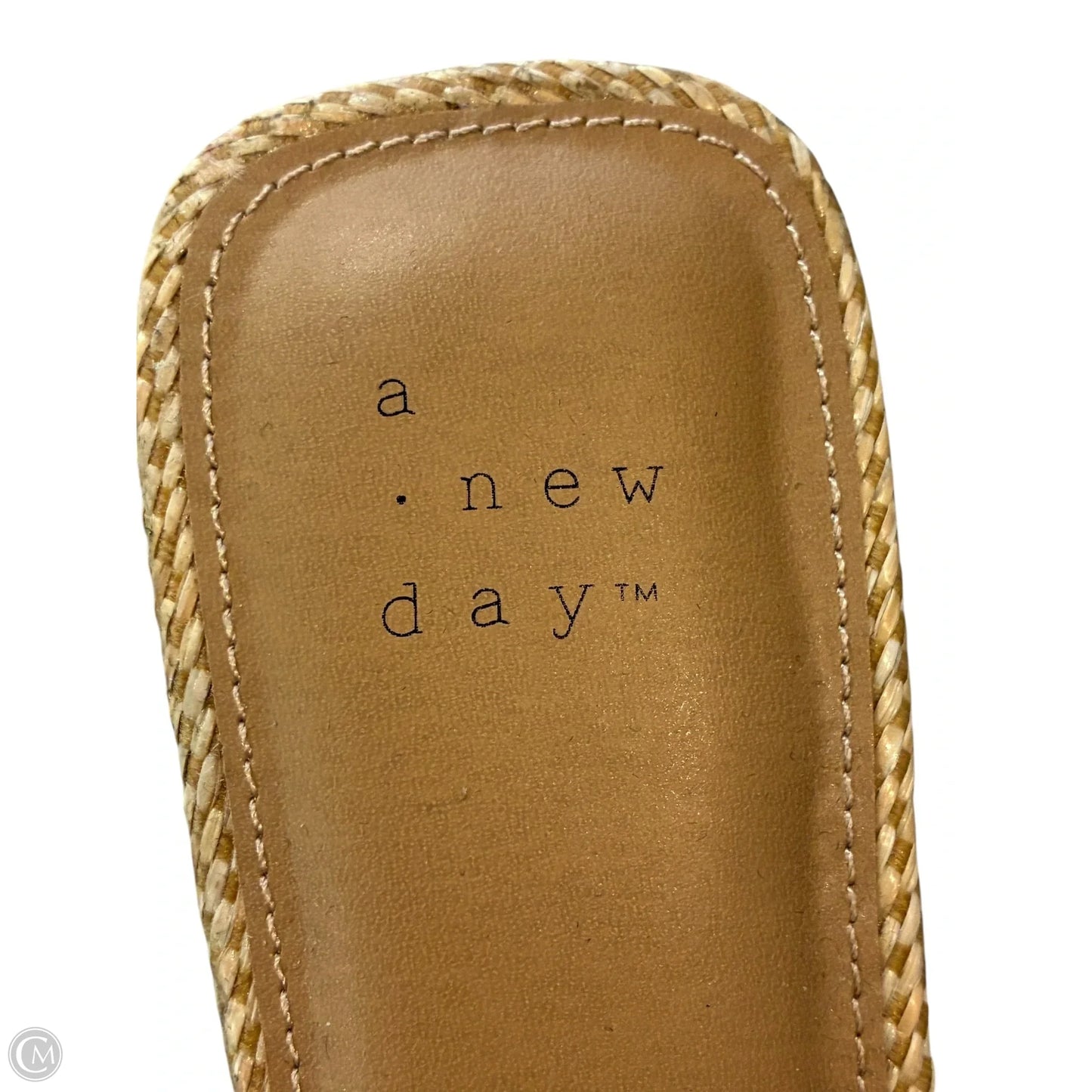 Sandals Flats By A New Day In Tan, Size: 6.5