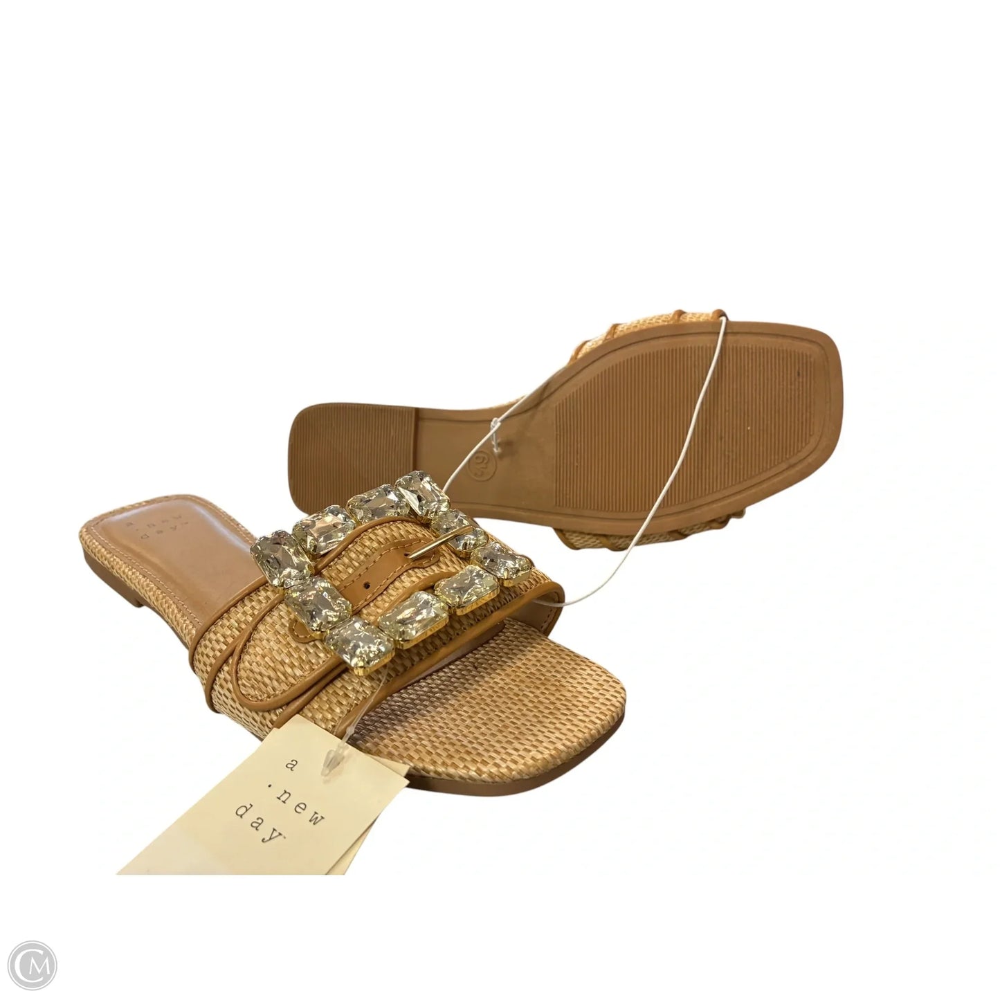 Sandals Flats By A New Day In Tan, Size: 6.5