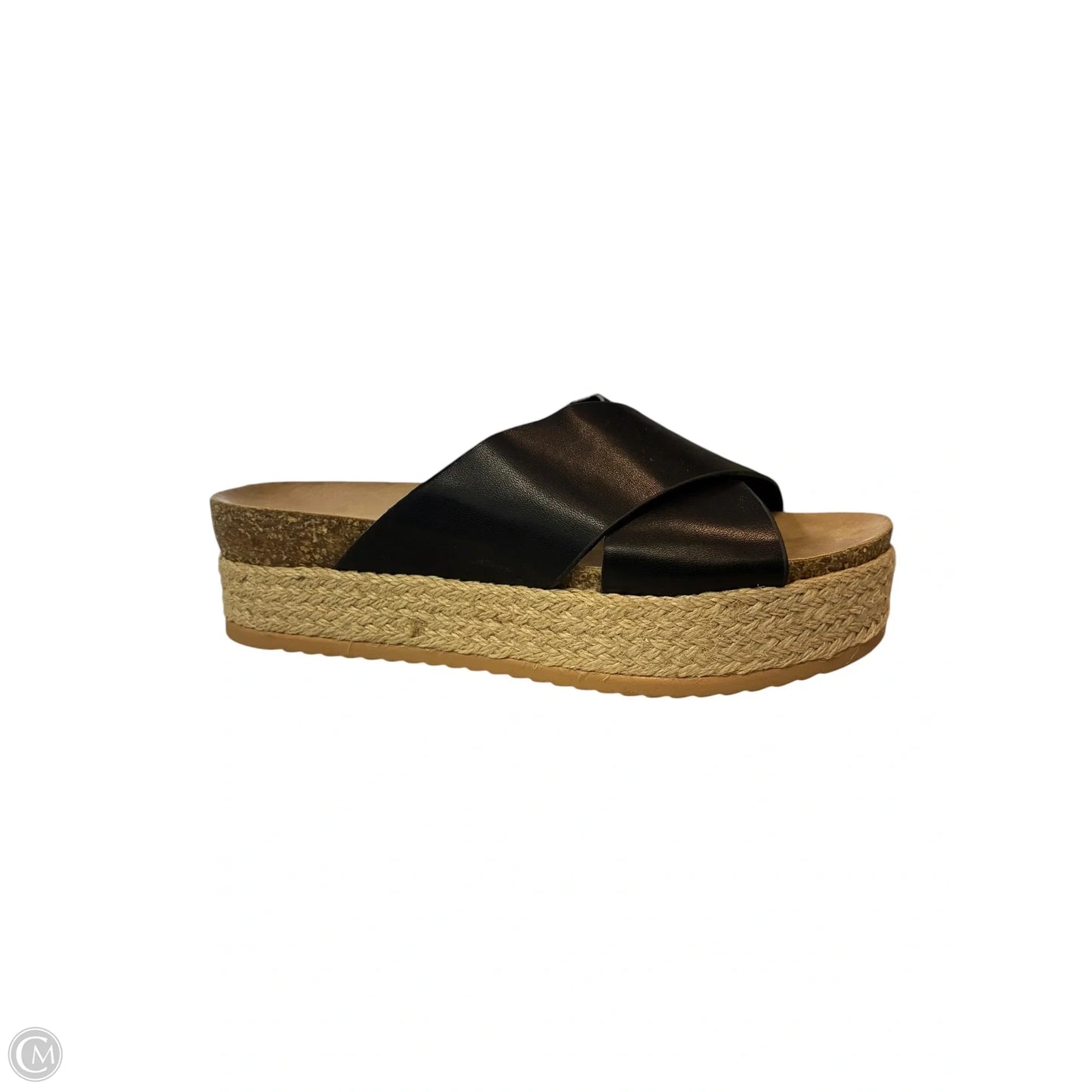 Sandals Flats By Cmf In Black, Size: 6.5