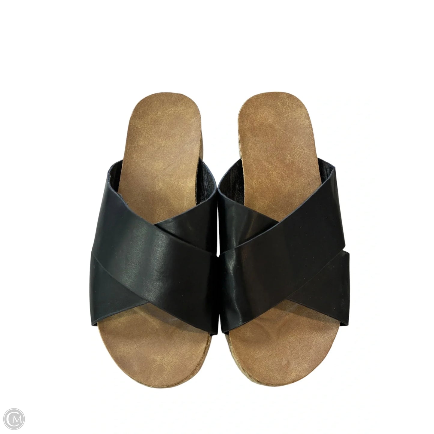 Sandals Flats By Cmf In Black, Size: 6.5