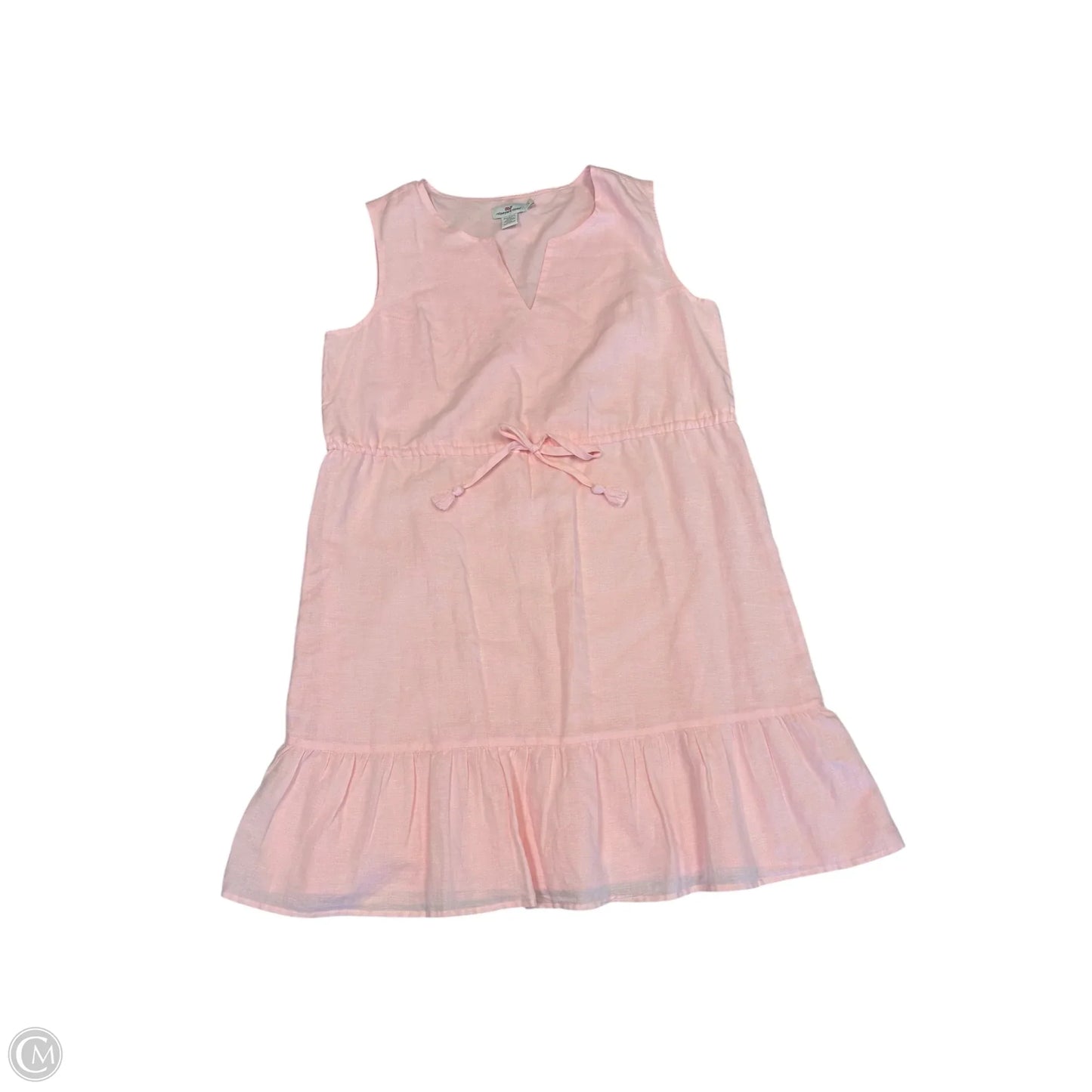 Dress Casual Midi By Vineyard Vines In Pink, Size: L