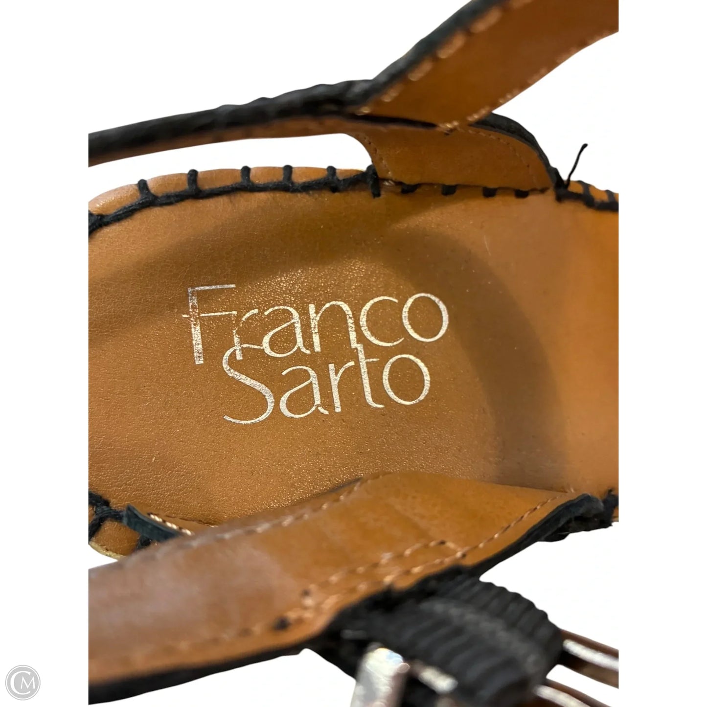 Shoes Heels Wedge By Franco Sarto In Black, Size: 7