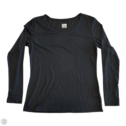 Top Long Sleeve Basic By 32 Degrees In Black, Size: Xl