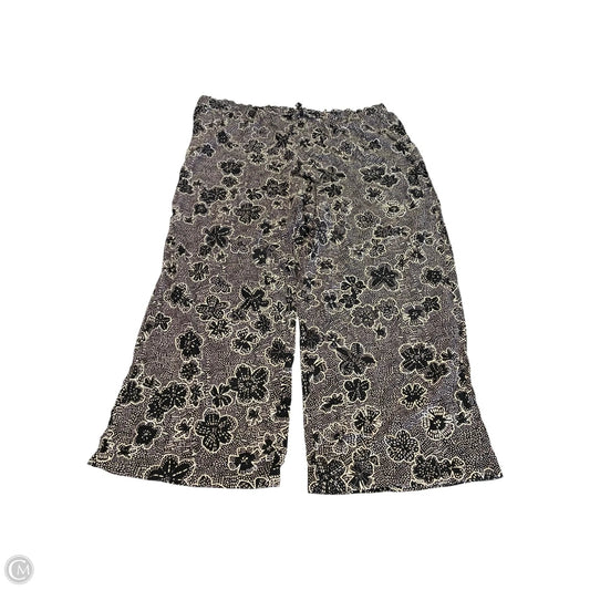 Pants Lounge By Sonoma In Black & Cream, Size: 26