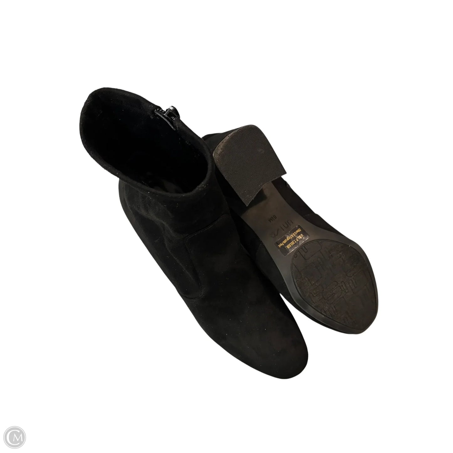 Boots Ankle Heels By Unisa In Black, Size: 8.5