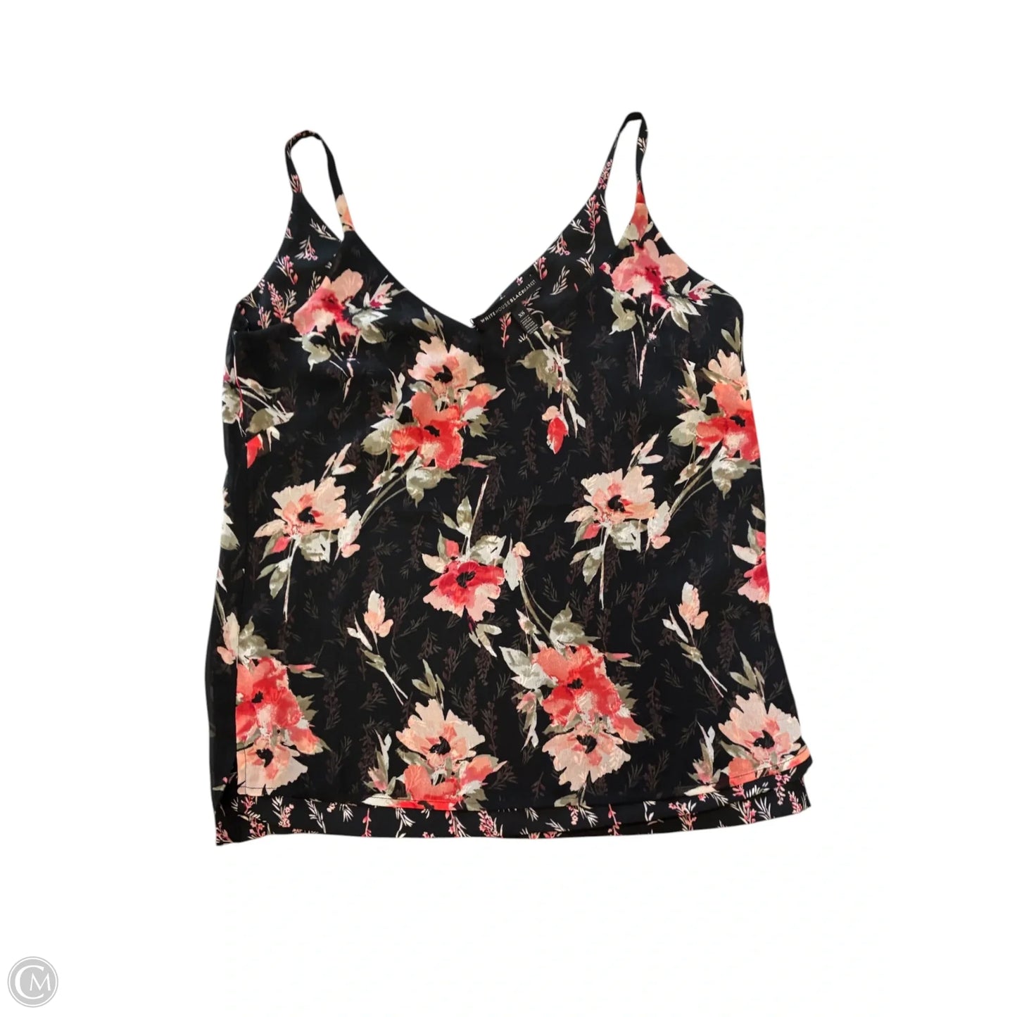 Blouse Sleeveless By White House Black Market In Floral Print, Size: Xs
