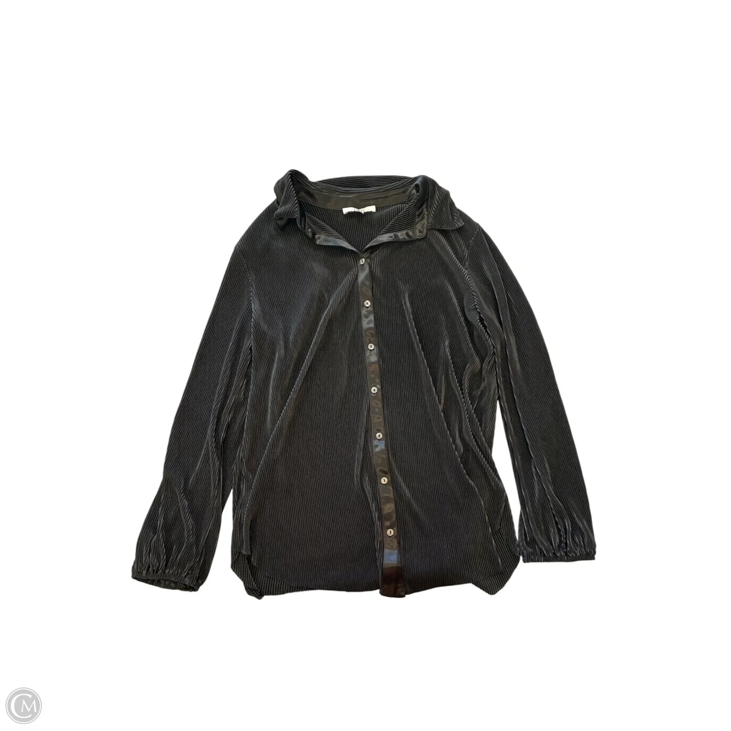 Blouse Long Sleeve By Ro & De In Black, Size: Xxl