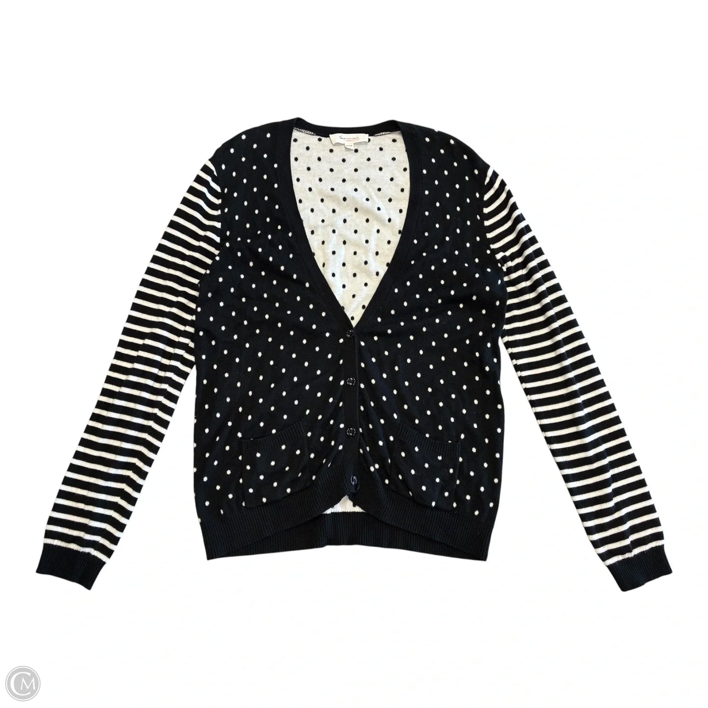 Cardigan By Vince Camuto In Polkadot Pattern, Size: M