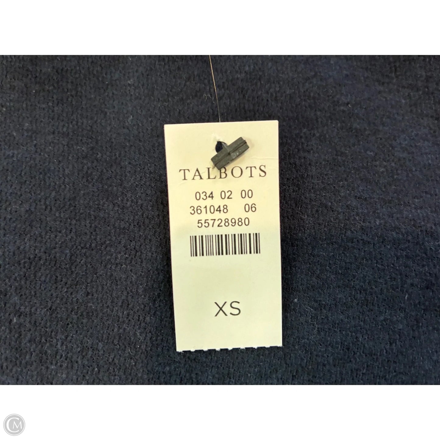 Sweatshirt Collar By Talbots In Blue, Size: Xs