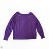 Sweater By Cmf In Purple, Size: Xl