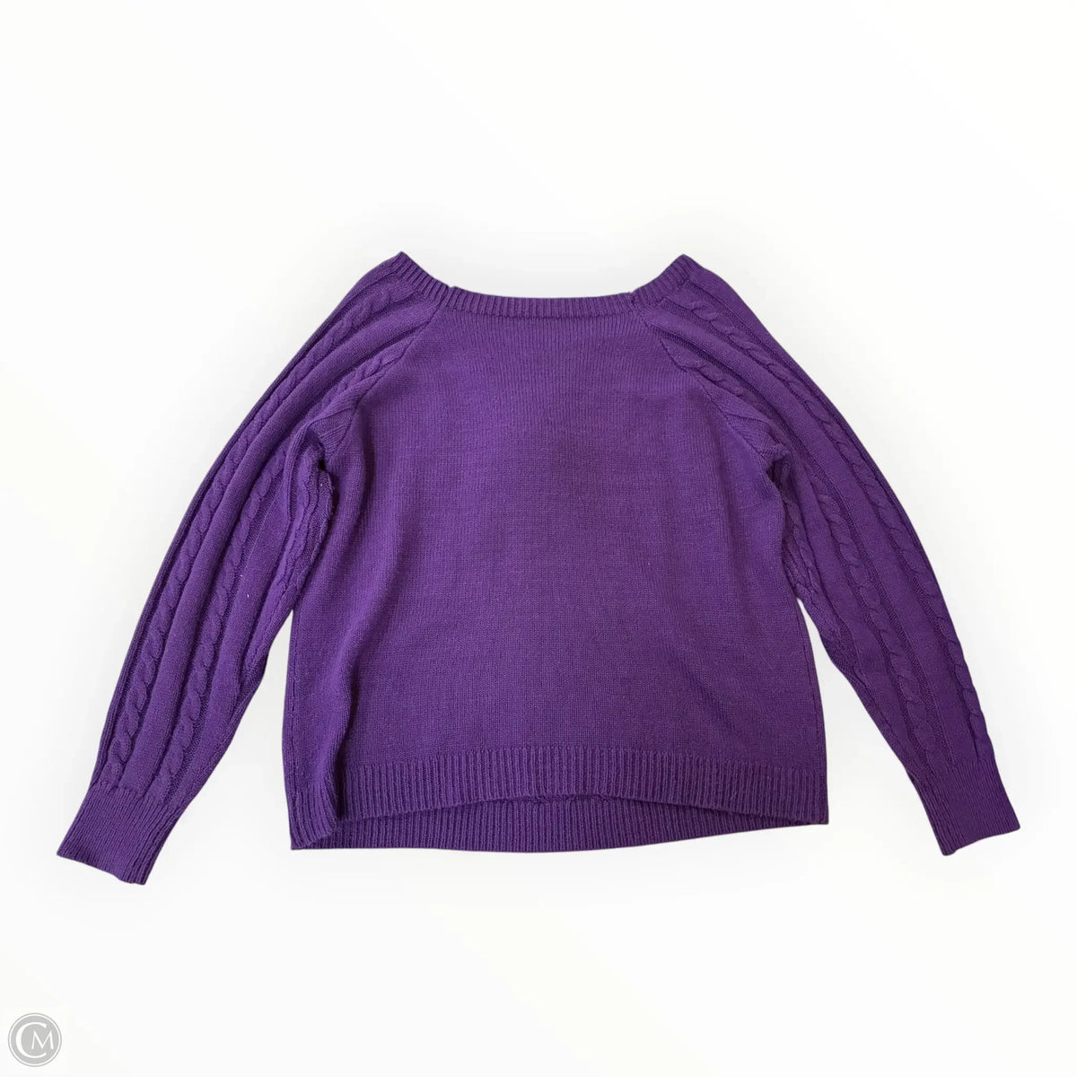 Sweater By Cmf In Purple, Size: Xl