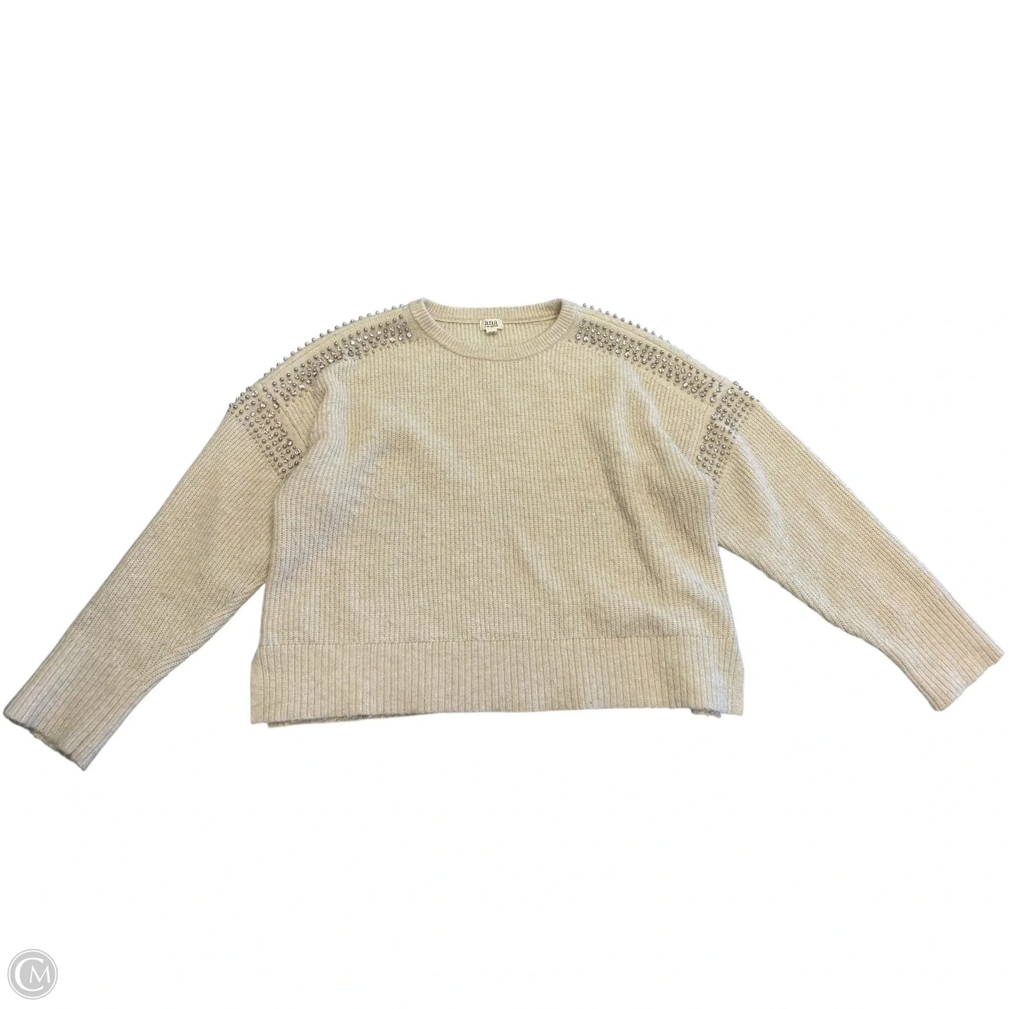 Sweater By Ana In Cream, Size: Xl