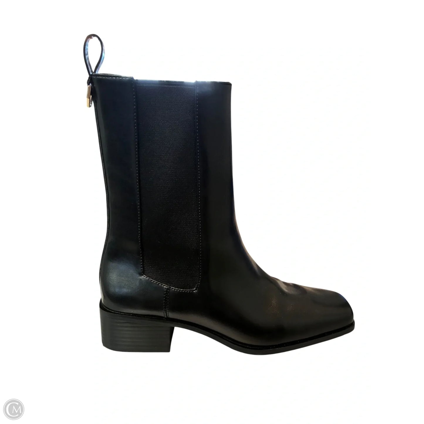 Boots Ankle Flats By H&m In Black, Size: 8