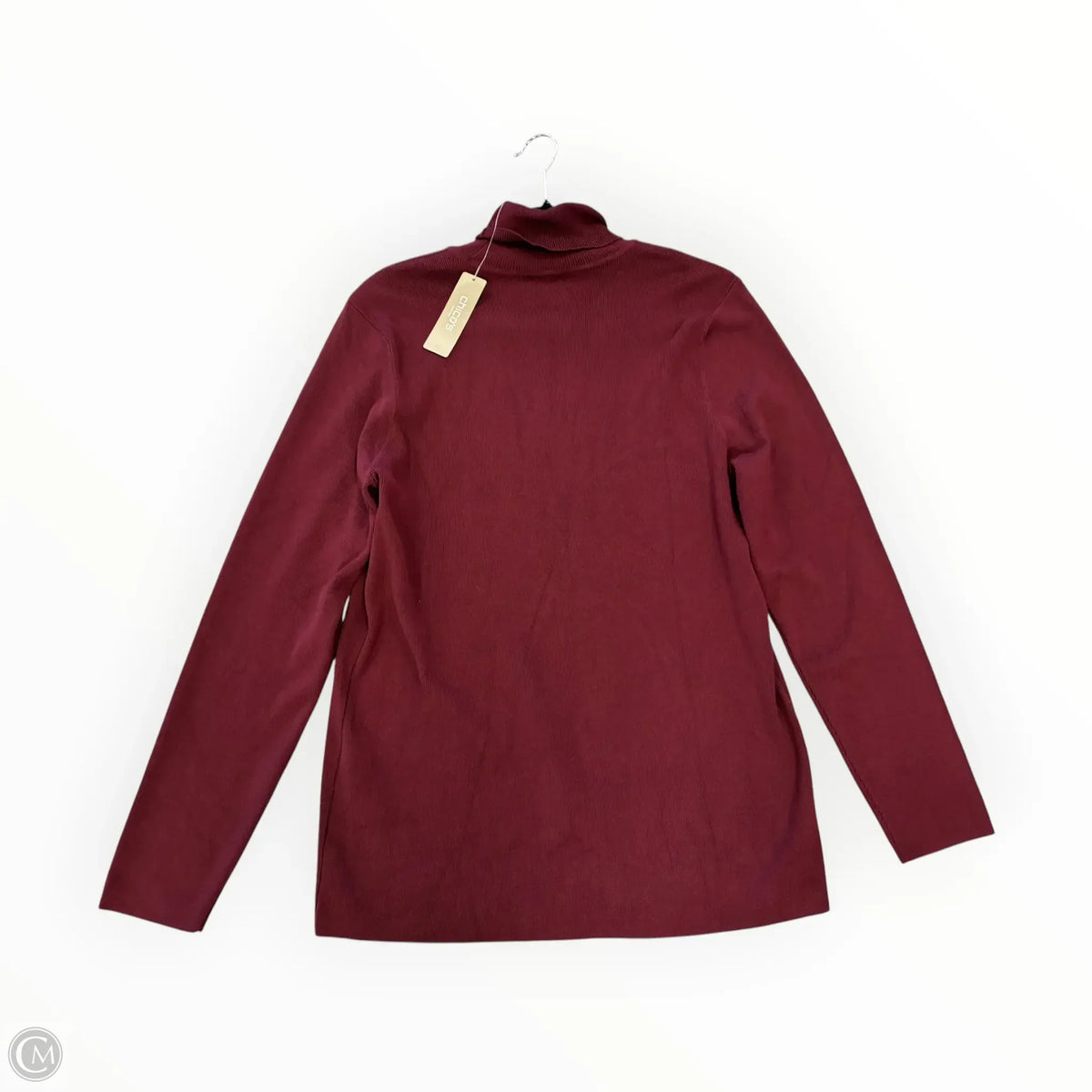Top Long Sleeve By Chicos In Red, Size: Xl
